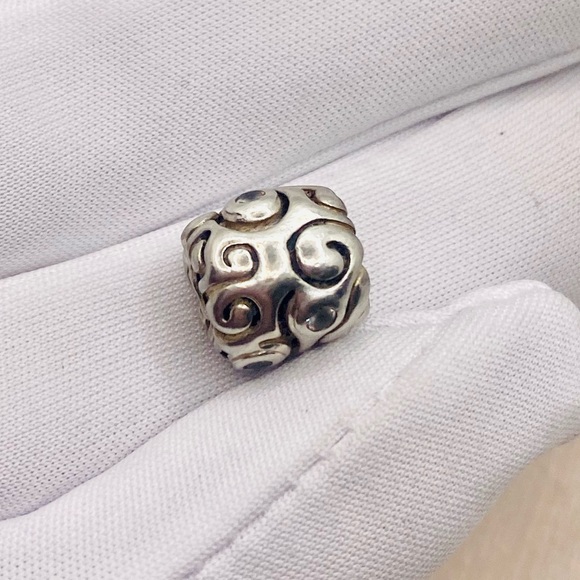 EUC Pandora 790548CZ Sterling Silver Day Dream Bead w/ Clear Zirconia - Picture 8 of 11